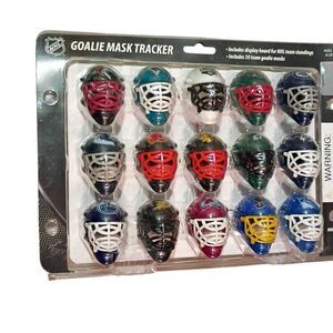 Franklin NHL Micro Mini Goalie Mask Tracker New in Box